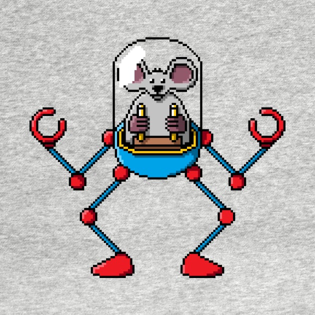 Pixel Robot Mouse 001 by Vampireslug